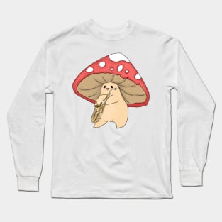 Funky Fungi Saxophone Long Sleeve T-Shirt